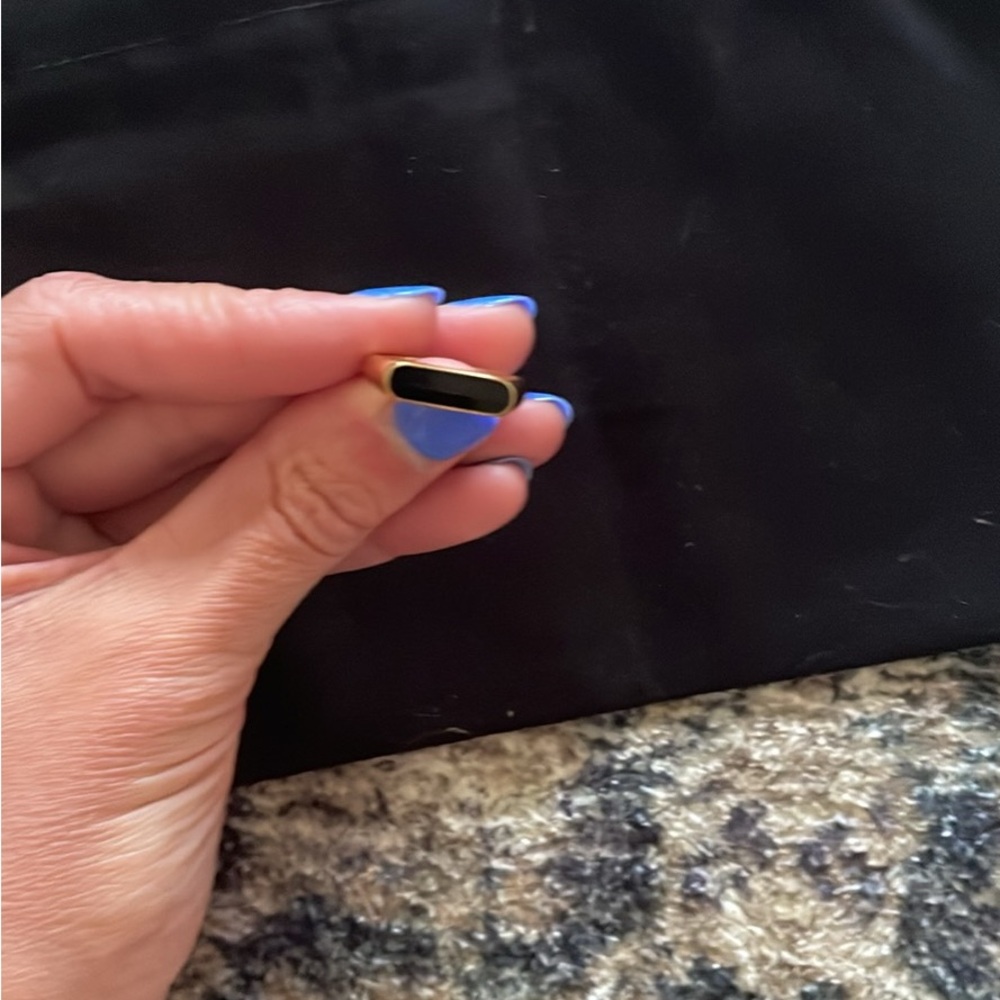 Gold and Black Ring
